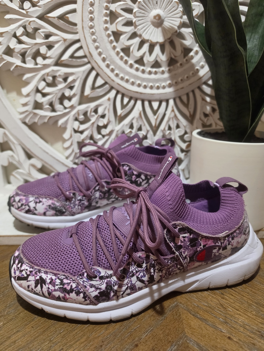 Champion Slip-On Sneakers - Purple Womens Size 8